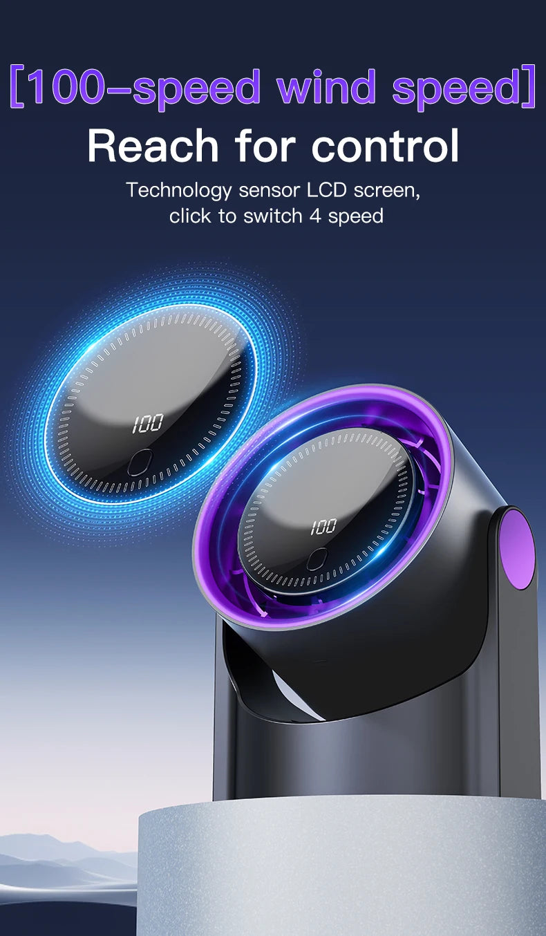 TINSOL Multi-Function Electric Fan Air Circulator, Wireless Portable Home Silent Ventilator desktop Wall Ceiling Fan, Air Cooler