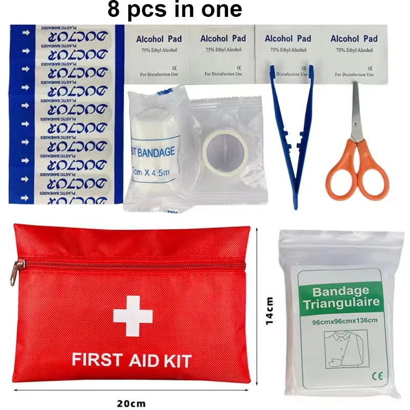 Portable EVA First Aid Kit Mini Waterproof Emergency Medical Bag for Car Travel Camping Home Outdoor Survival