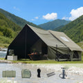 Pakicetus 8-Person Inflatable Glamping Tent - Mesh Windows & Hand Pump