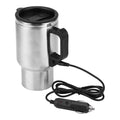 12V Car Heating Travel Mug — 450ml Stainless Steel