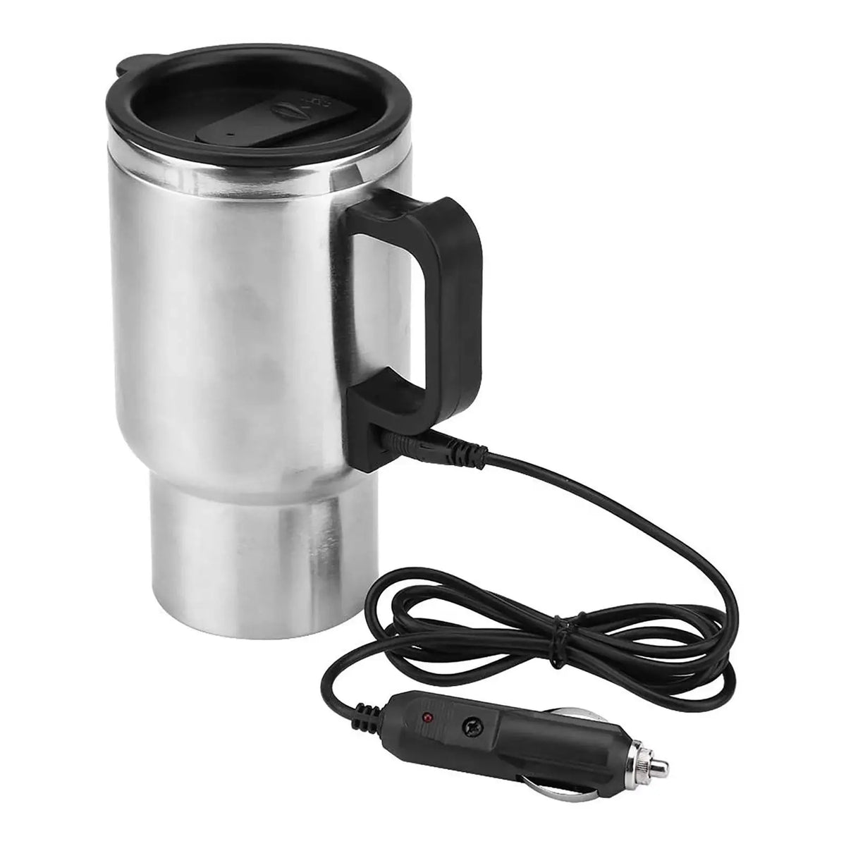 12V Car Heating Travel Mug — 450ml Stainless Steel