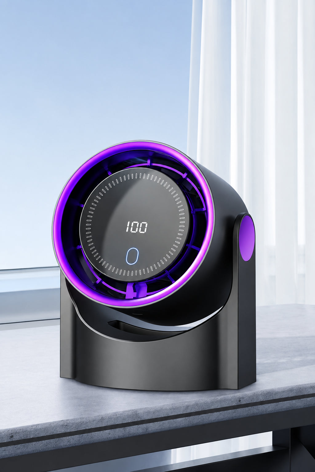 TINSOL Multi-Function Electric Fan Air Circulator, Wireless Portable Home Silent Ventilator desktop Wall Ceiling Fan, Air Cooler