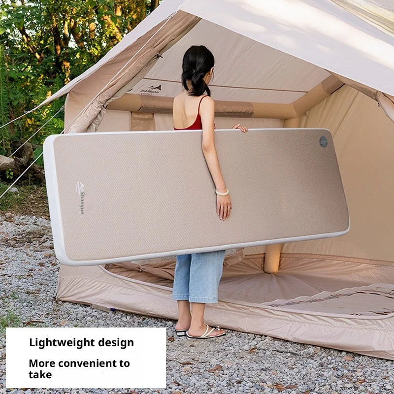 Self-Inflating Camping Mattress - 10cm Thick Sleeping Pad (1-2 Person)