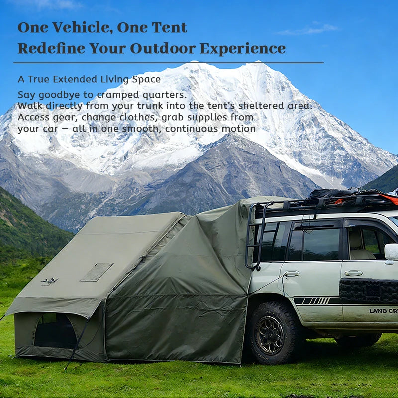 PAKICETUS Inflatable Camping Tent — 4 Season, 4–8 Person with Windows