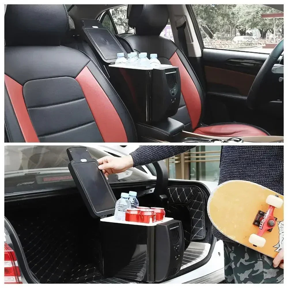 FDD 6L Car Refrigerator Mini Fridge Portable Freezer 12V DC Plug In Cooler