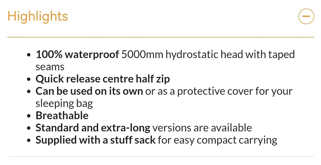 Compact Special Forces Heavy Duty Sleeping Bag