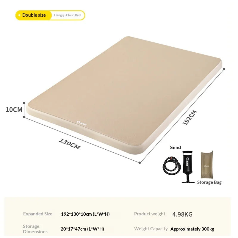 Self-Inflating Camping Mattress - 10cm Thick Sleeping Pad (1-2 Person)