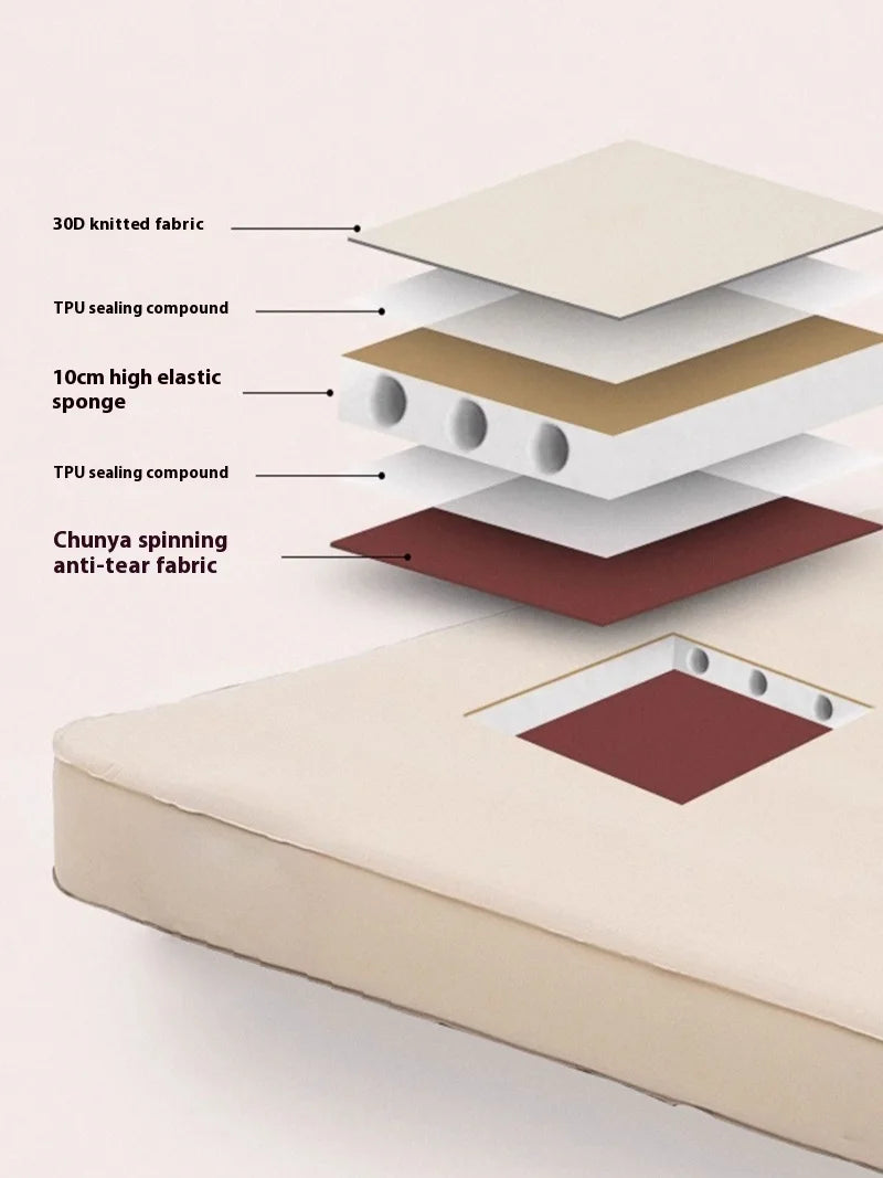 Lohas Camping Self-Inflating Mattress - 10cm Thick, Pump Option (1-2 Person)