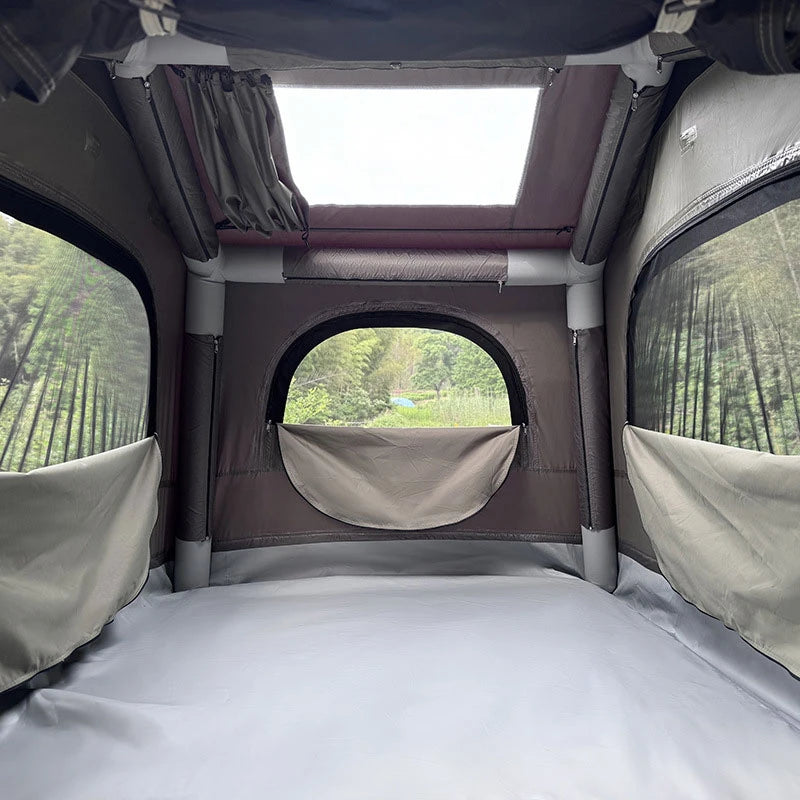 FDD High Quality Quick Opening Inflatable Roof Tent Multi Purpose For Self Driving Outdoor Camping