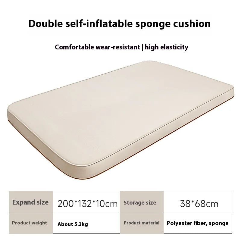 Lohas Camping Self-Inflating Mattress - 10cm Thick, Pump Option (1-2 Person)