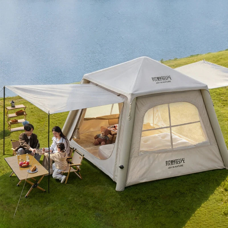 Automatic Inflatable Camping Tent - Waterproof Quick-Pitch Air Tent (2-5 Person)