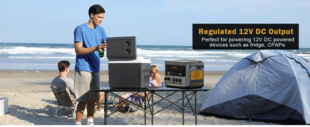 VTOMAN FlashSpeed 1500 Portable Power Station ,1548Wh LiFePO4 Battery Sine Wave