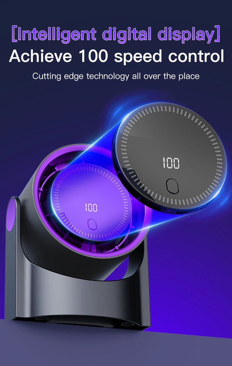 TINSOL Multi-Function Electric Fan Air Circulator, Wireless Portable Home Silent Ventilator desktop Wall Ceiling Fan, Air Cooler