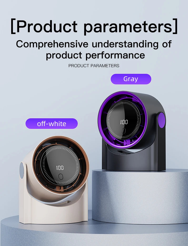 TINSOL Multi-Function Electric Fan Air Circulator, Wireless Portable Home Silent Ventilator desktop Wall Ceiling Fan, Air Cooler