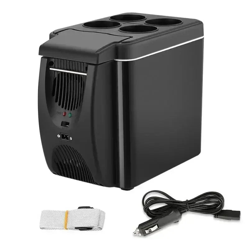 FDD 6L Car Refrigerator Mini Fridge Portable Freezer 12V DC Plug In Cooler