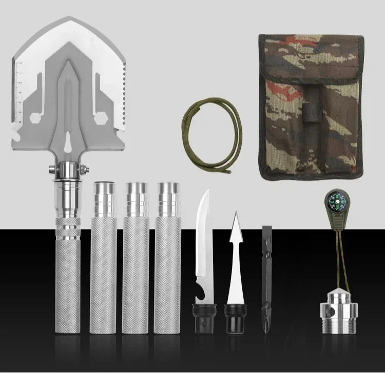 Multifunctional Shovel Folding Military Shovel Outdoor Survival Supplies Set Garden Tools Camping Accessories