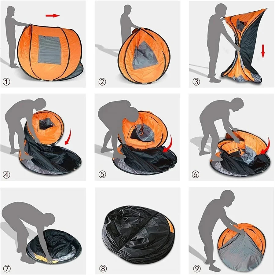 LEZHI Quick Pop-Up Camping Tent 3-4 Person | Waterproof Boat Tent | Fair Dinkum Deals