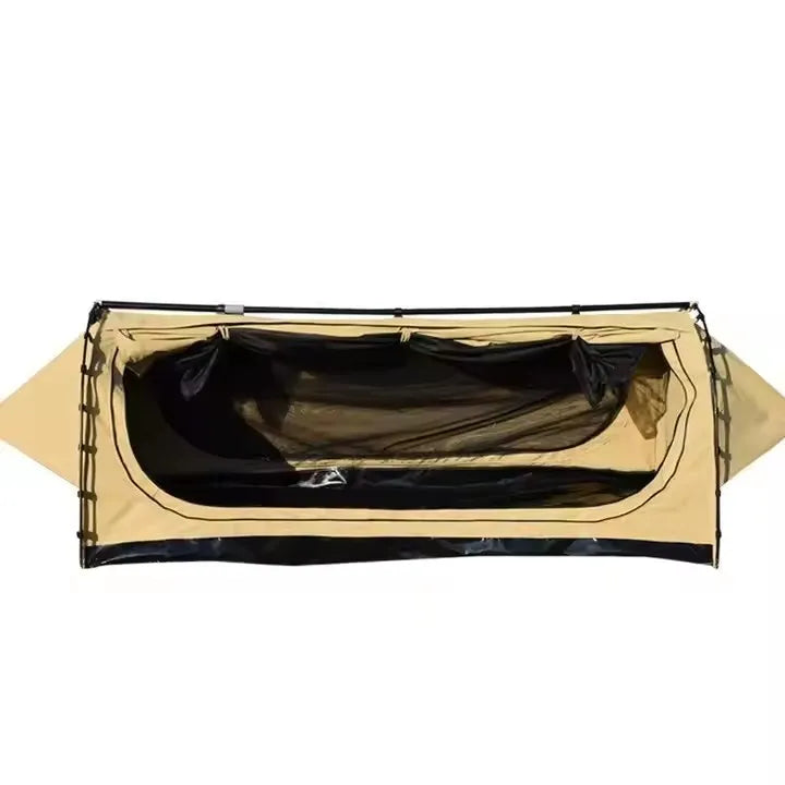 Canvas Swag Tent — 1–2 Person Dome Tent with Foam Mattress