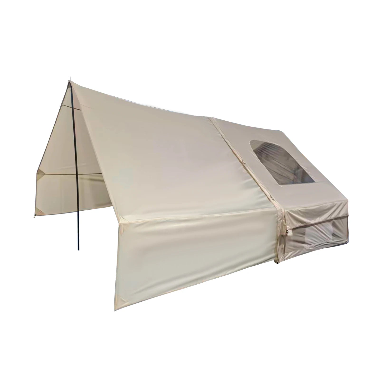 Pakicetus 8-Person Inflatable Glamping Tent - Mesh Windows & Hand Pump