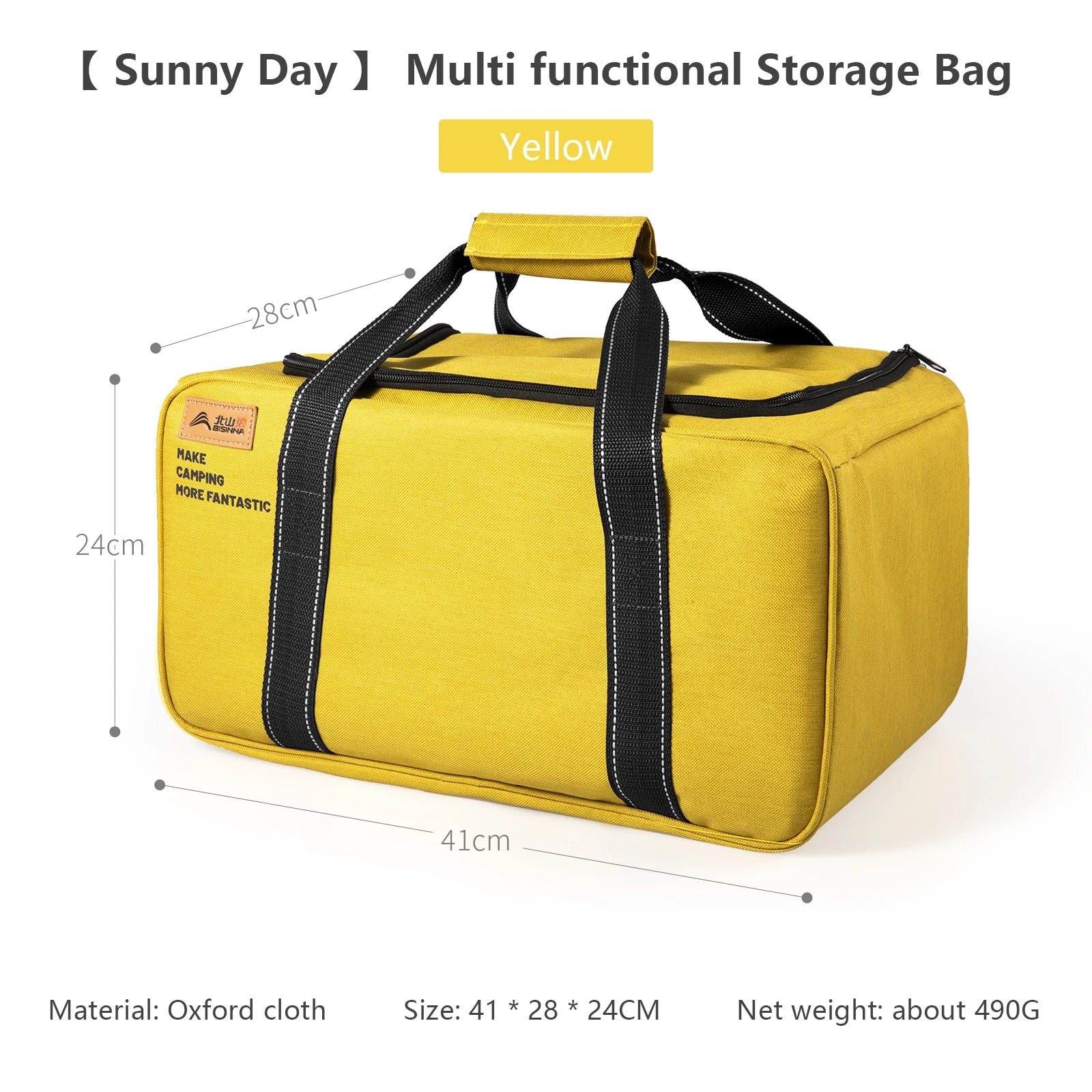 BISINNA Camping Storage Bag — 26L/30L/42L Gas Tank & Cookware Carrier