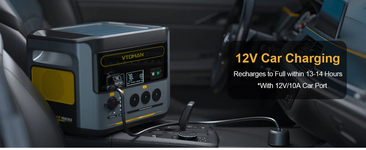 VTOMAN FlashSpeed 1500 Portable Power Station ,1548Wh LiFePO4 Battery Sine Wave