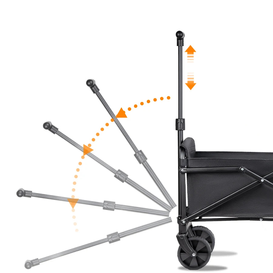Heavy-Duty Folding Camping Wagon — Portable Utility Cart