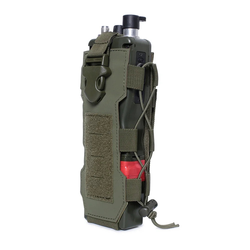 Tactical Molle Water Bottle Pouch Bag Military Outdoor Travel Hiking Drawstring Water Bottle Holder, Kettle Carrier Bag, 1-3Pcs