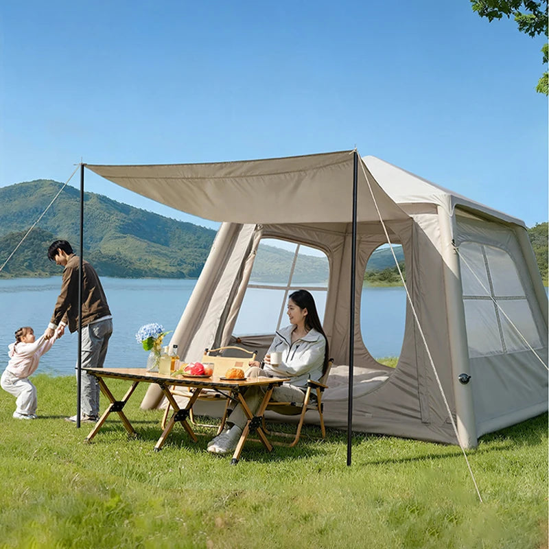 Automatic Inflatable Camping Tent - Waterproof Quick-Pitch Air Tent (2-5 Person)