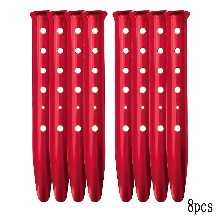 Heavy-Duty Aluminium Tent Stakes — 4, 6 or 8-Pack