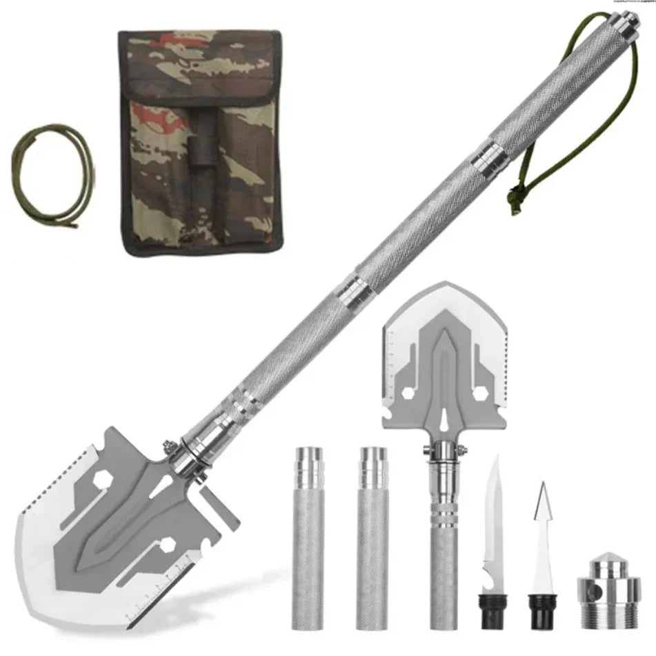 Multifunctional Shovel Folding Military Shovel Outdoor Survival Supplies Set Garden Tools Camping Accessories
