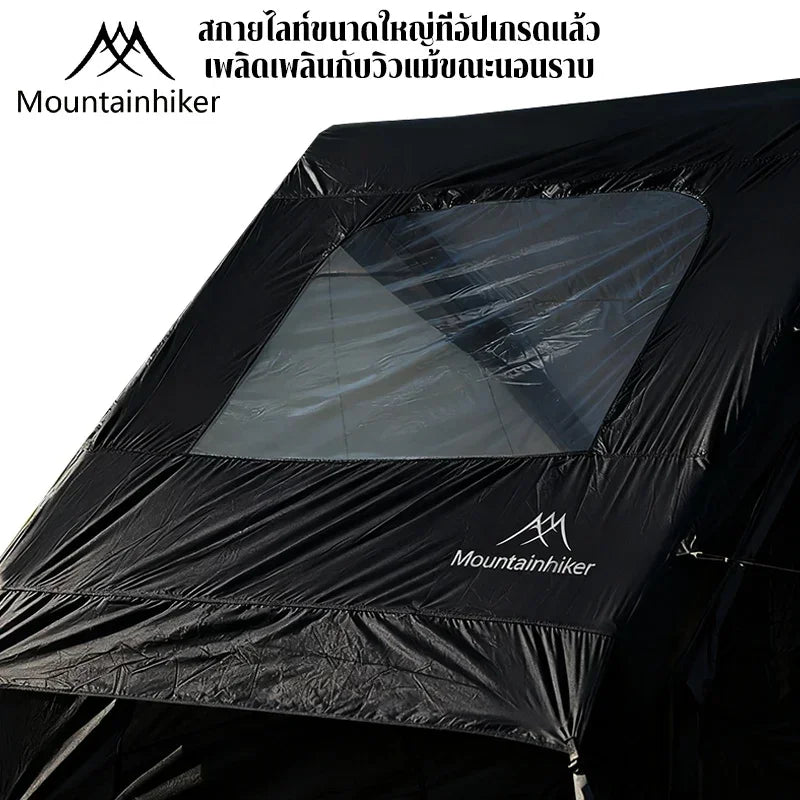 Mountainhiker Inflatable Tent - Khaki/Black with Air Pump & Storage Bag