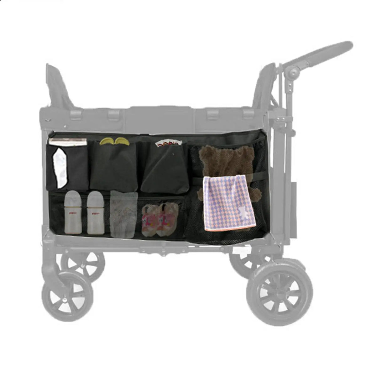 Folding Wagon Side Storage Bag — Multi-Pocket Oxford Cloth Organiser