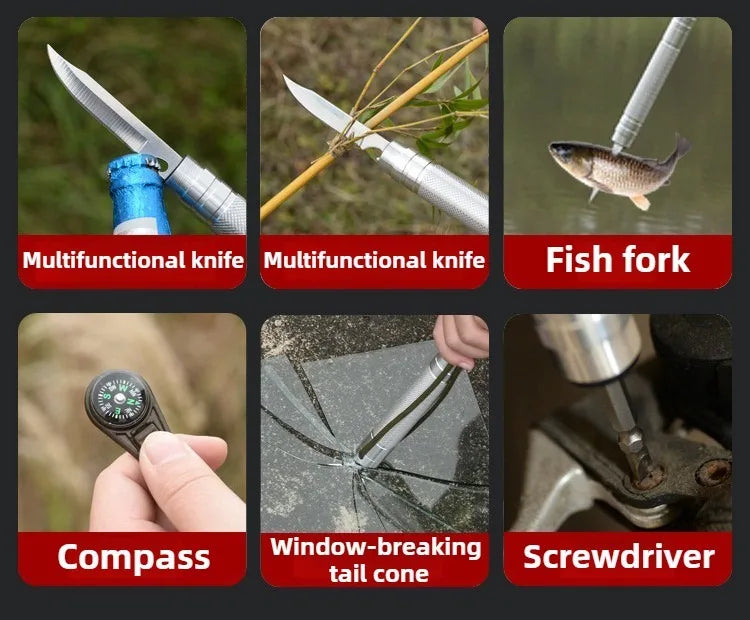 Multifunctional Shovel Folding Military Shovel Outdoor Survival Supplies Set Garden Tools Camping Accessories