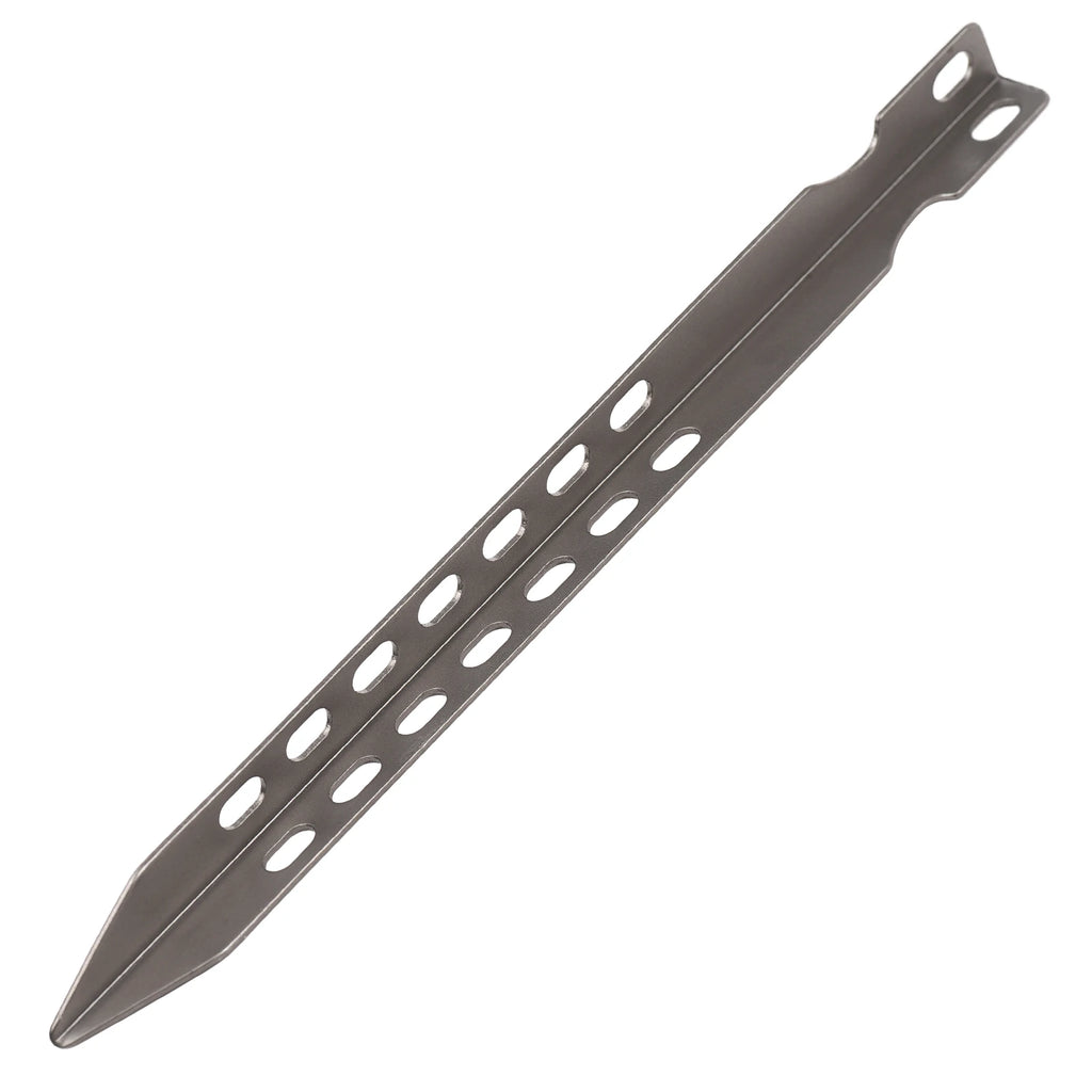 Titanium Tent Pegs — Ultralight V-Shape Stakes (4-Pack or 6-Pack)