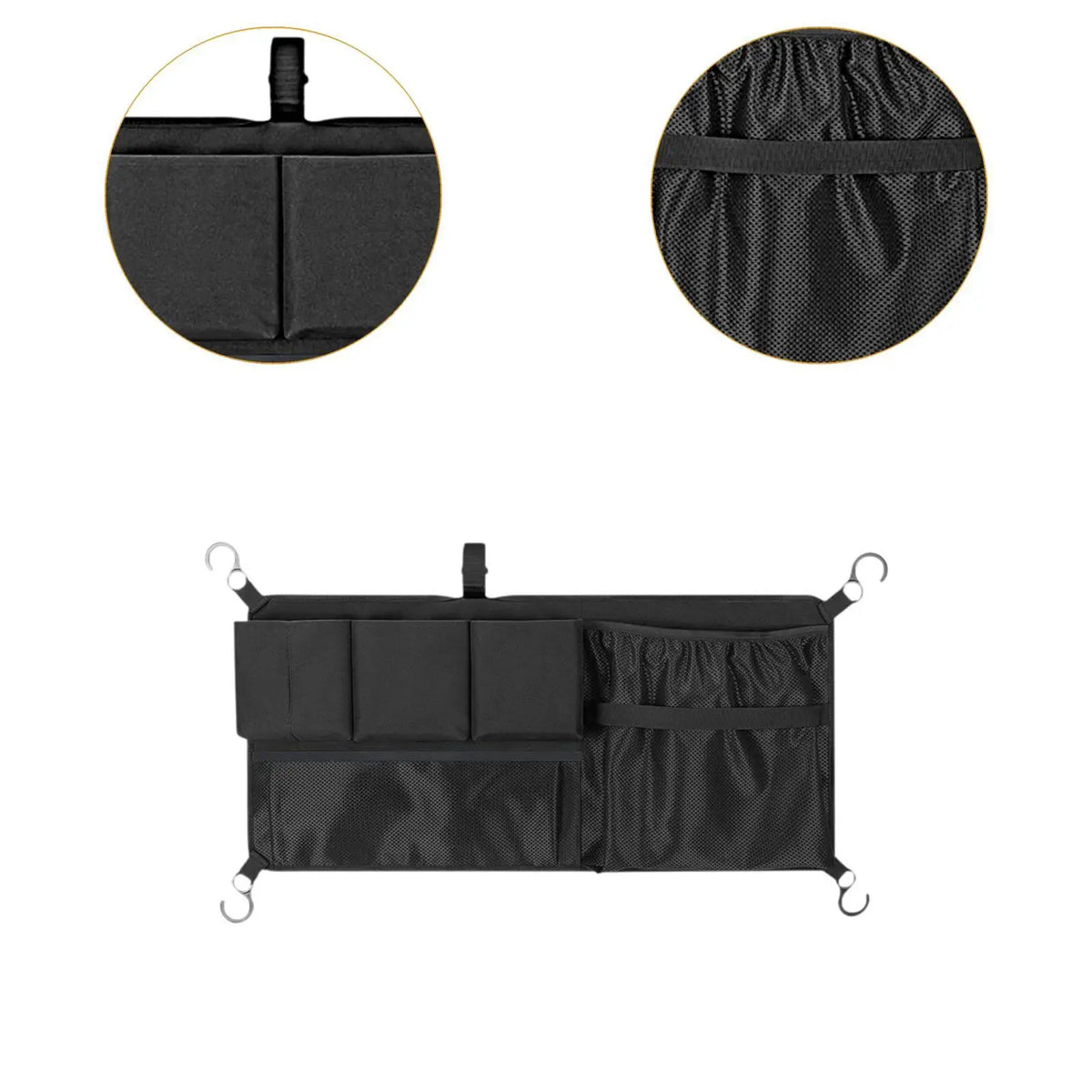 Folding Wagon Side Storage Bag — Multi-Pocket Oxford Cloth Organiser