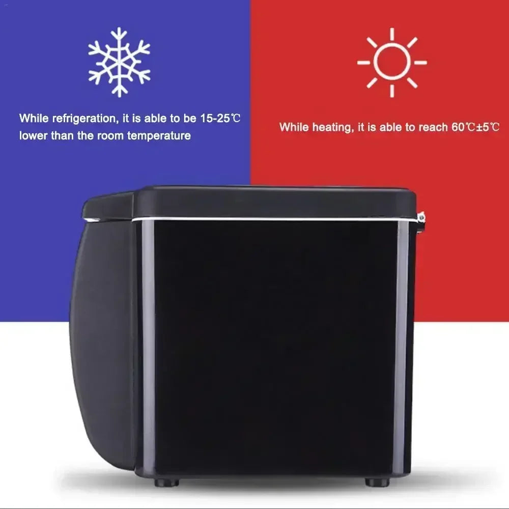 FDD 6L Car Refrigerator Mini Fridge Portable Freezer 12V DC Plug In Cooler