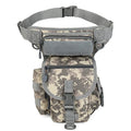 Men Waist Fanny Pack Leg Bag Military Tactical Motorcycle Rider Camera Sports Travel Nylon Male Bum Hip Belt Thigh Fanny Bags