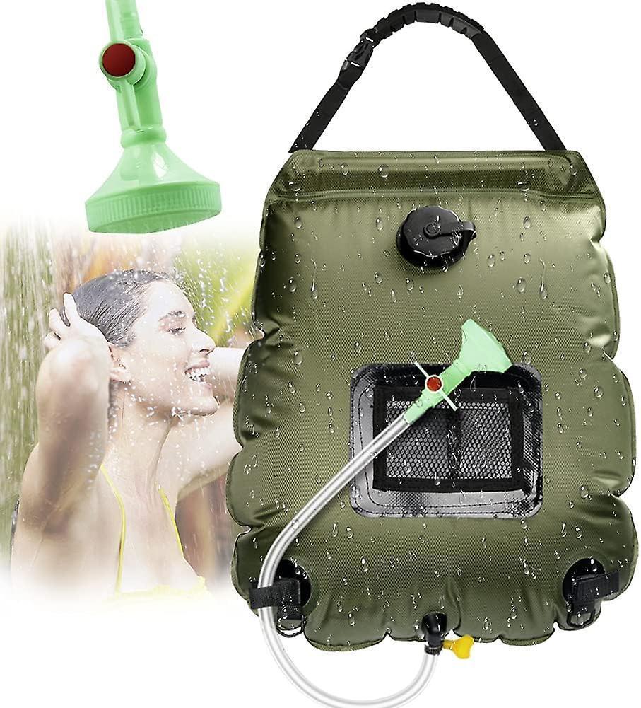 Camping Solar Shower Bag, Solar Shower Bag, Solar Camping Shower, Camping Shower Bag, Foldable Shower Bag, Switchable Shower Head for Hiking, Camping