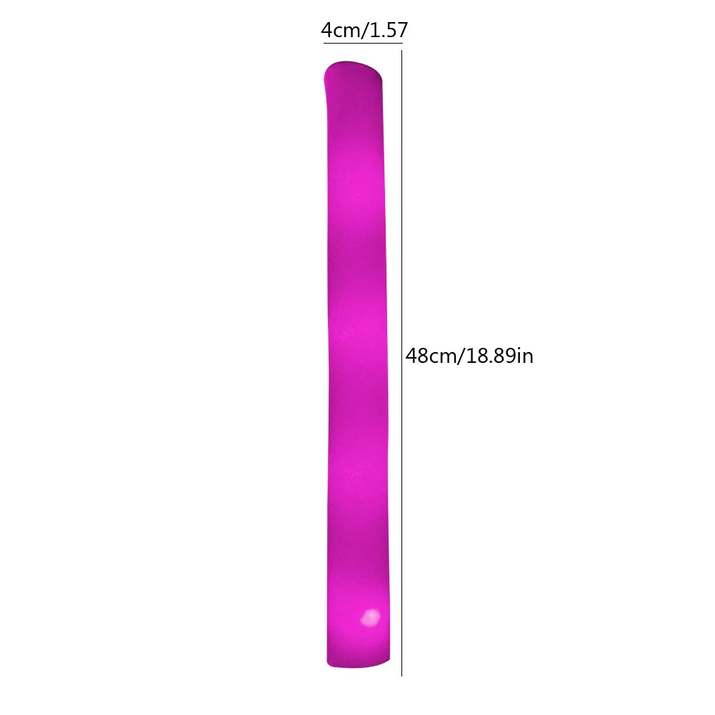 1-50Pcs Glow Sticks with Hook 6 Inch Fluorescence Light for Hiking Camping Outdoor Emergency Concert Party Light Sticks