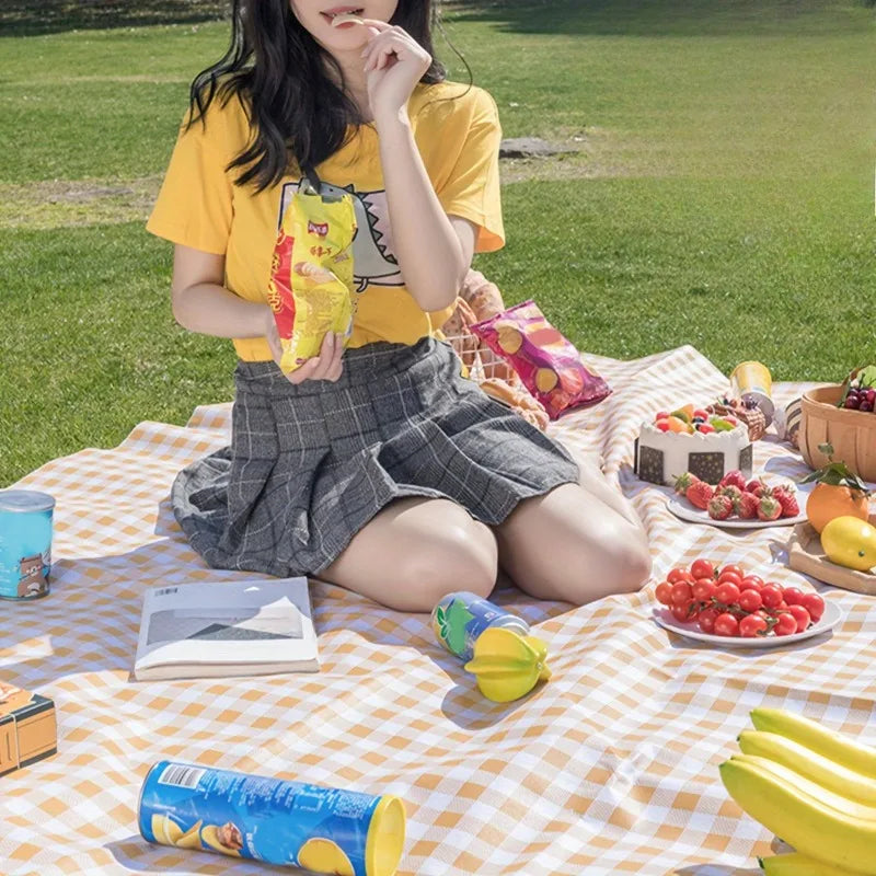 200X200Cm Portable Picnic Mat Thickened Outdoor Camping Mat Waterproof Foldable Sports Hiking Trip Beach Camping Mat