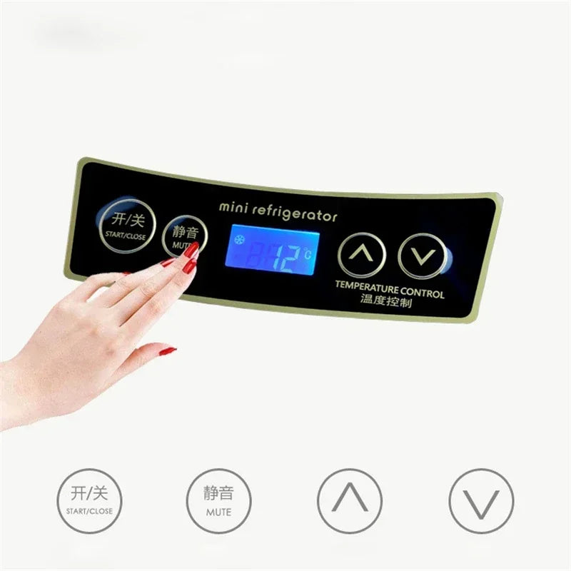28L Car Home Refrigerator 12/24V Mini Fridges Freezer Cooler Heater Cooling & Warming Home Summer Outdoor Camping Refrigerator