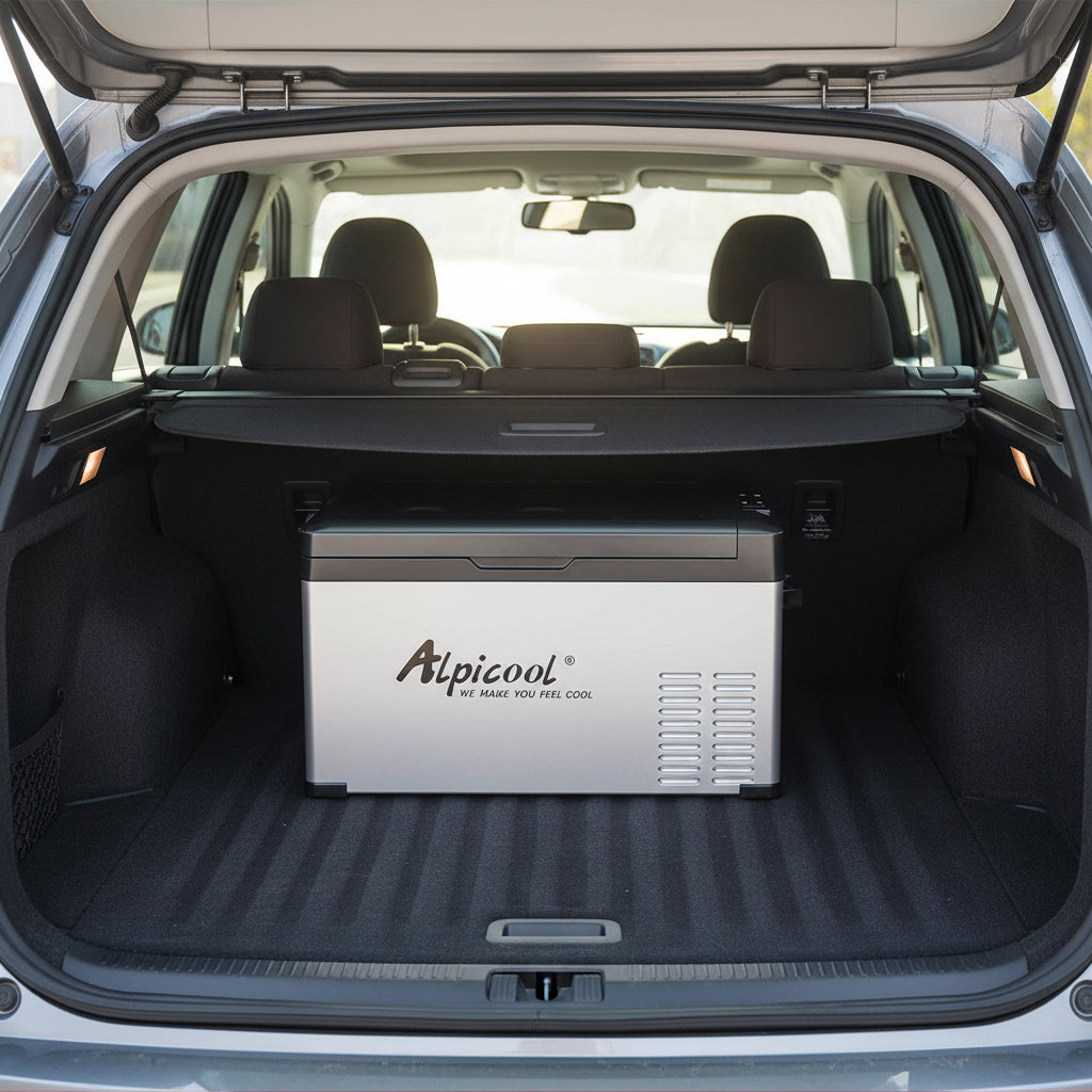 40L Alpicool Car Refrigerator 12V/24V Compressor Refrigerator 220V Car Home Fridge Portable Outdoor Freezer Camping Fridge