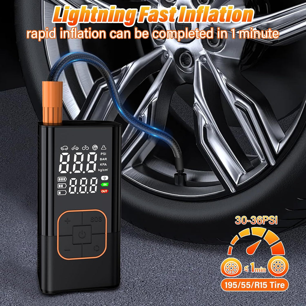 Portable Tyre Inflator Air Compressor