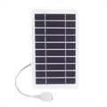 Portable USB Solar Panel Charger Safe Stable Charger Compatible with Phones Fans Flashlights for Outdoor Travel Camping