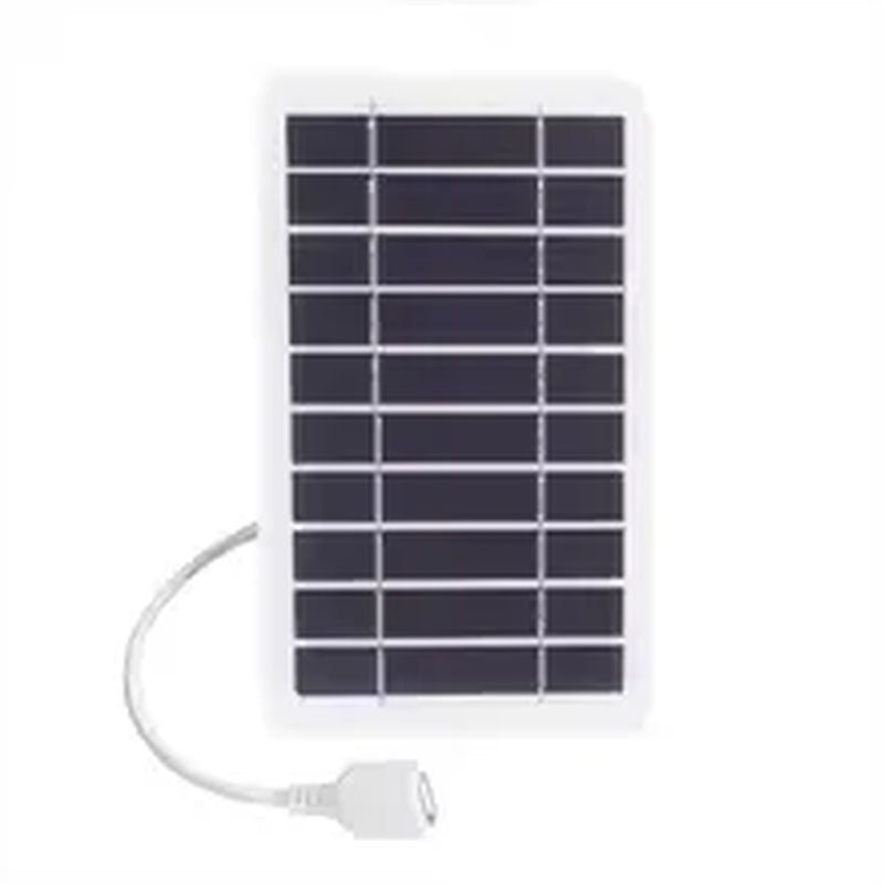 Portable USB Solar Panel Charger Safe Stable Charger Compatible with Phones Fans Flashlights for Outdoor Travel Camping