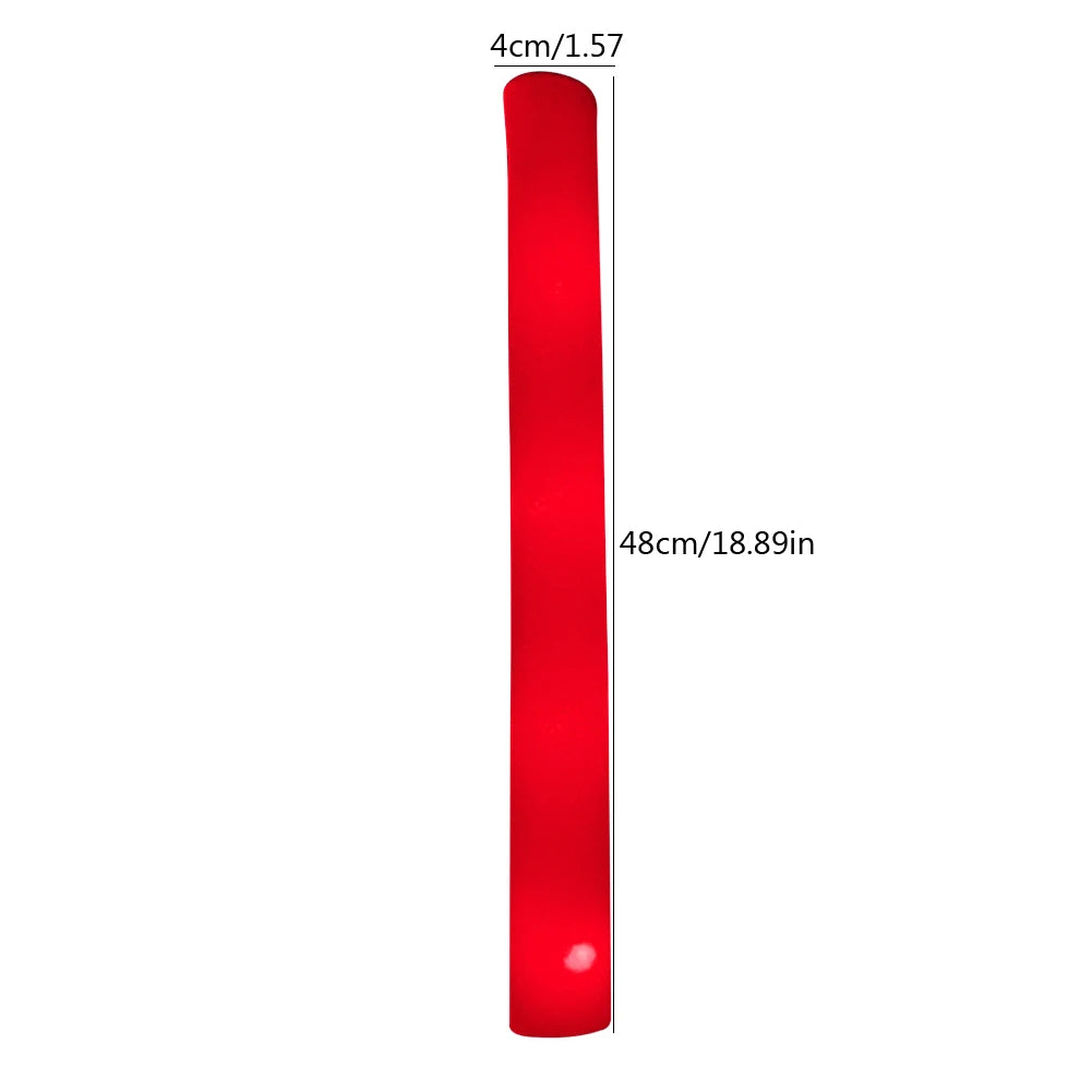 1-50Pcs Glow Sticks with Hook 6 Inch Fluorescence Light for Hiking Camping Outdoor Emergency Concert Party Light Sticks