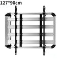 Aluminum Alloy 160*100Cm Double Deck Car Roof Rack SUV Roofaluminum Alloy Cargo Carrier Basket Cargo Roof Rack