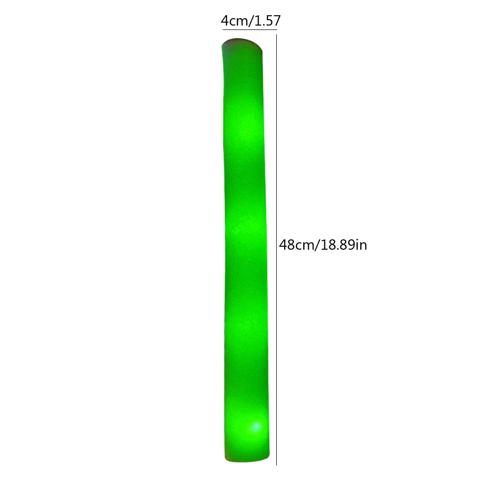 1-50Pcs Glow Sticks with Hook 6 Inch Fluorescence Light for Hiking Camping Outdoor Emergency Concert Party Light Sticks