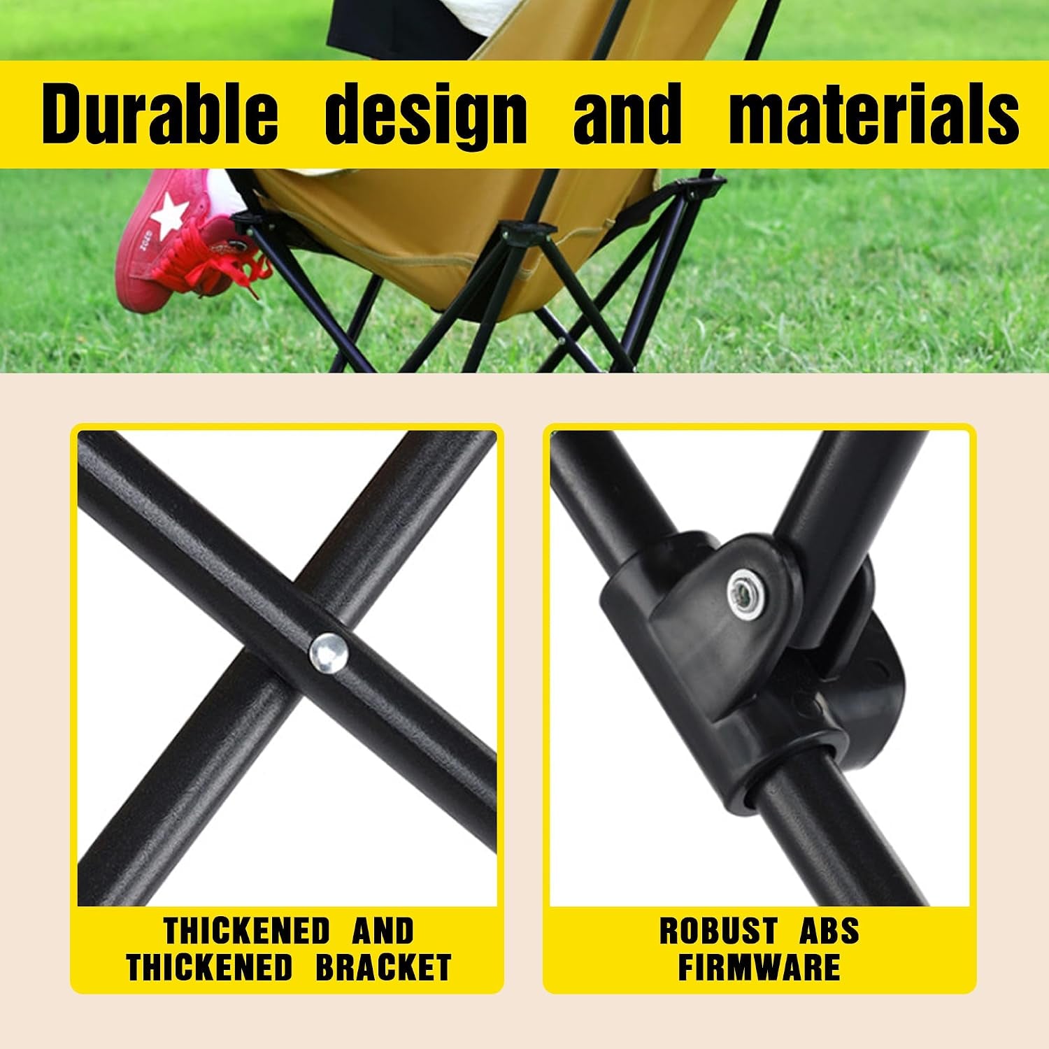 Camping Chair, Portable Hiking Chair for Hiking, Backpacking, Beach, Outdoor and Indoor with Pillow, Leg Rest and Carrying Bag，Can Lie down or Sit (58.2"*24")